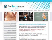 Tablet Screenshot of performancepfs.com